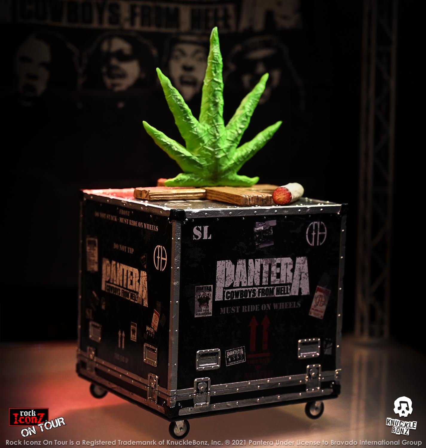 Pantera (Cowboys From Hell) Road Case KnuckleBonz Statue